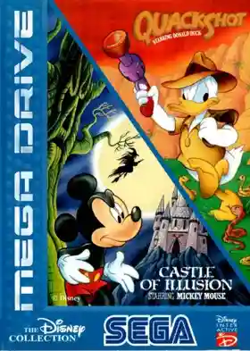 Disney Collection, The - QuackShot Starring Donald Duck + Castle of Illusion Starring Mickey Mouse (Europe)